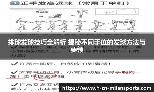 排球发球技巧全解析 揭秘不同手位的发球方法与要领